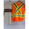 Image 2 : Terra Hi-Vis Vest Size 2XL & Wrangler Western Shirt Size 3XL