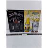 Image 1 : (2) Metal Wall Art Pictures (Jack Daniel's & Corona Extra) 8" x 12"