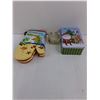 Image 2 : "Florida" Oven Mitts, Set of 4 Apple Dishes, Christmas Tin with Trinkets