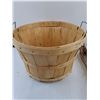 Image 2 : Wood Basket (15" Dia x 10") Tall with Bundles of Drift Wood