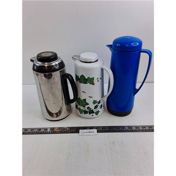 (3) Insulated Beverage Carafes