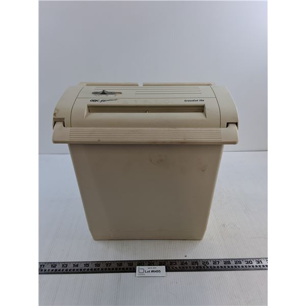 GBC Shredmaster Electric Paper Shredder - Untested