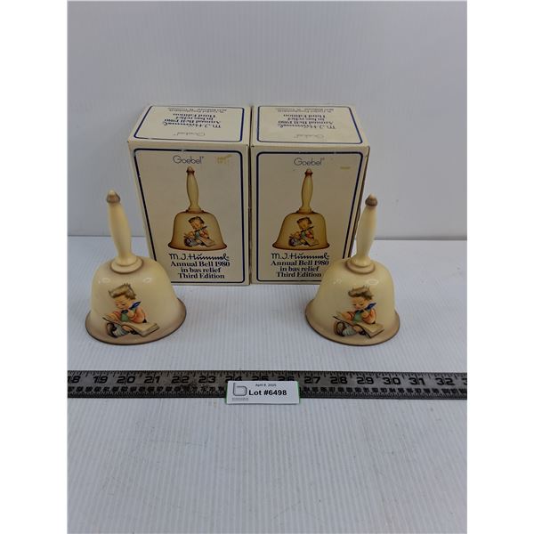 (2) Goebel MJ Hummel Annual Bell 1980 - from Germany 1978