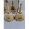 Image 3 : (2) Goebel MJ Hummel Annual Bell 1981 - from Germany 1978