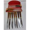 Image 2 : (2) Sets of Steak Knives (6-pack & 7-pack), Rosette Cooking Set