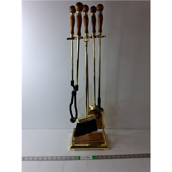 Fireplace Tool Set- Shovel, Broom, Poker, Misc.