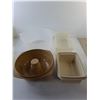 Image 2 : Kitchen Lot- Tupoerware Pie Stacker, (2) Bundt Cake Pans, Misc.
