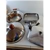Image 2 : Kitchen Lot- Vintage Cooler, Wok, Electric Skillet- No Proper Cord