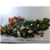 Image 1 : Christmas Lot- Garland, Wreaths, Candles, Misc.