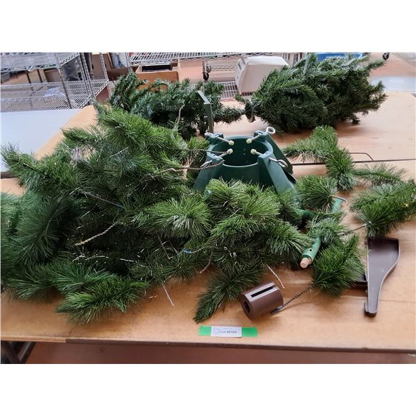 *(2) Christmas Trees, Stand- As Is
