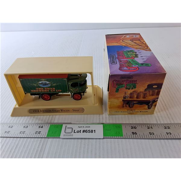 Matchbox 1918 Atkinson Steam Wagon-Swan Model
