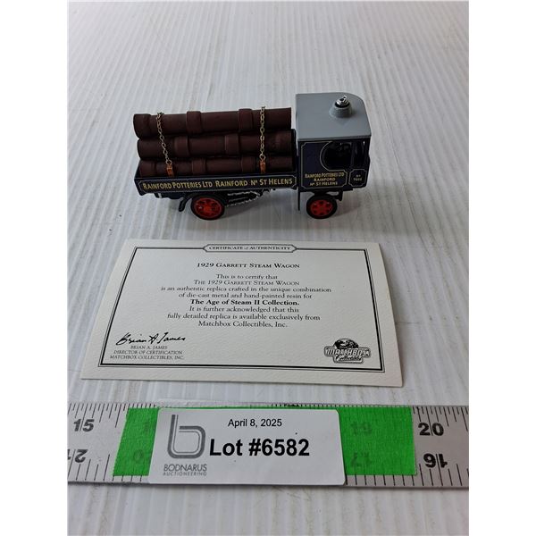 Matchbox 1929 Model Garrett Steam Wagon
