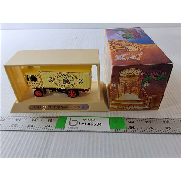 Matchbox 1929 Garrett Steam Wagon 'Flowers' Model Truck