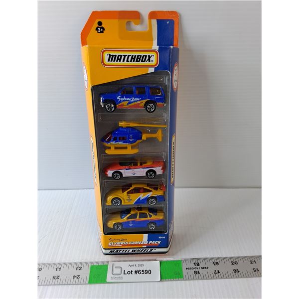 (5) Matchbox/Mattel Sydney 2000 Olympic Model Vehicles-Sealed
