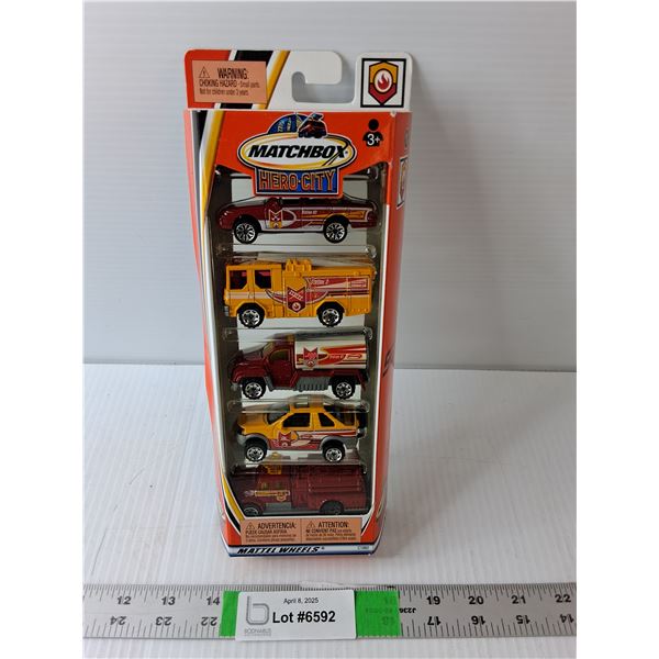 (5) Matchbox/Hero City Model Vehicles-Sealed