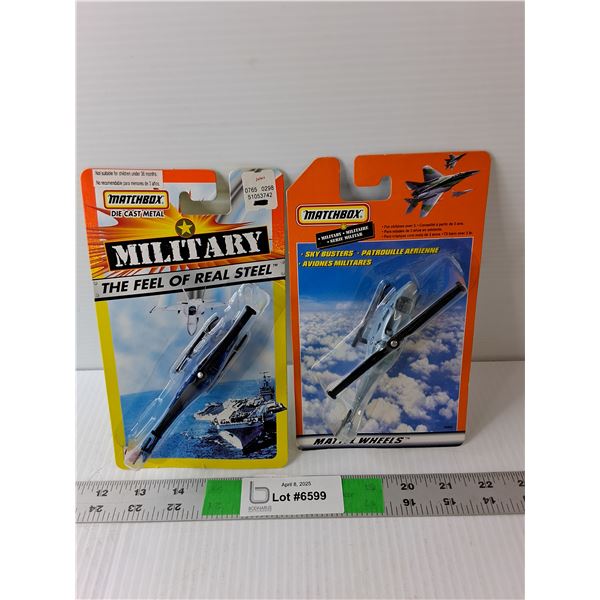 (2) Matchbox Military Helicopter Models