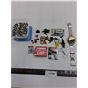 Image 1 : Assorted Lot (Bracelet Craft Charms, Magnets, Fossil Wrist Watch, Misc.)