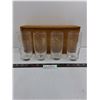 Image 1 : Set of 4 Glasses  "Vancouver 2010 Olympics" with Wood Crate