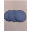 Image 2 : (3) Wedgwood Jasper Pale Blue Plates (Westminster Abbey, Horse Guards, St.james Palace)