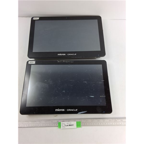 (2) Micro Oracle, Digital Monitors, Both Have 18", Both As Is
