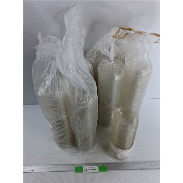 Lot of Plastic Container Lids