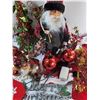 Image 3 : Lot Of Various Christmas Decorations, Stockings, Miniature Trees, Misc
