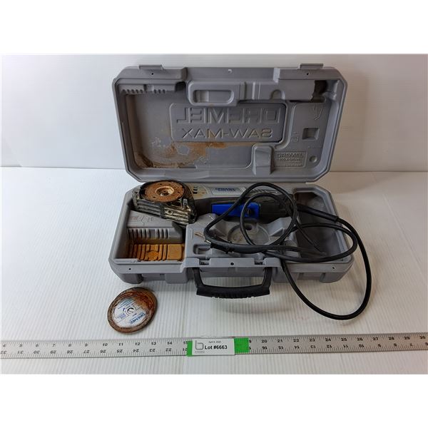 Dremel Saw-Max- Powers On with Blades & Case