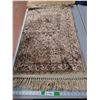 Image 1 : Decorative Throw Rug Approx. 4 Ft Long x 25" Wide- As Is