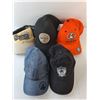 Image 3 : (6) Baseball Hats- Aerosmith, Ripzone, Misc.