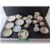 Image 1 : Tea Dish Set- Cups, Plates, Teapot, Misc.