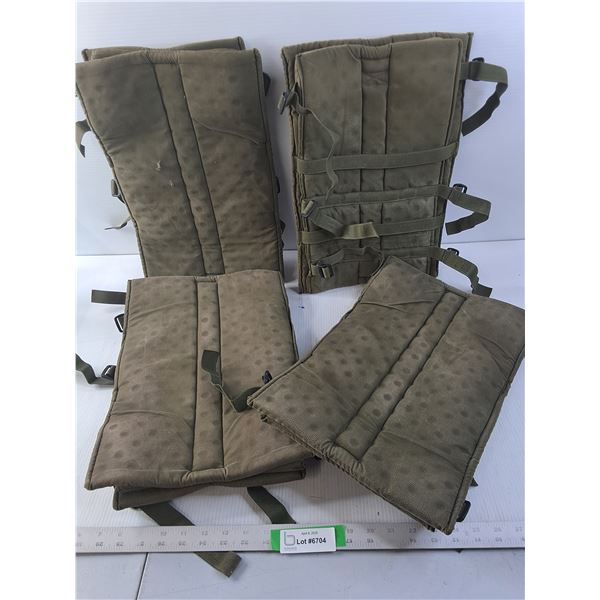 (4) Canadian Army Knee Pads/Pads
