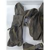 Image 2 : (6) Canadian Army Ammo Pouches with Clip Closures