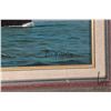 Image 2 : Joseph A. Wilhelm (1923-2003) framed oil on panel painting, labelled on verso "Bremen", 8" X 15"