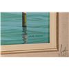 Image 2 : John M. Zupan (1941-1998) framed acrylic on board painting of the cruise ship Cristoforo Colombo doc