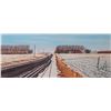 Image 1 : John M. Zupan (1941-1998) unframed original watercolour painting, titled "TP Road in Winter", 5 1/2"