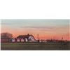 Image 1 : John M. Zupan (1941-1998) unframed original watercolour painting, titled "Old Farm at Twilight", 6" 