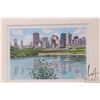 Image 8 : John M. Zupan (1941-1998) three unframed original watercolour paintings including "View of Edmonton 