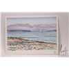 Image 2 : John M. Zupan (1941-1998) unframed original watercolour painting, titled " Olympic Mountains for Pt.