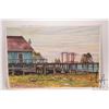 Image 2 : John M. Zupan (1941-1998) unframed original watercolour painting, titled on verso "Loading Dock at L