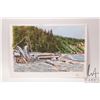 Image 2 : John M. Zupan (1941-1998) unframed original watercolour painting of a coastal beach scene, signed by