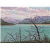 Image 1 : John M. Zupan (1941-1998) unframed original watercolour painting, titled on verso " West End of Abra