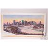 Image 2 : John M. Zupan (1941-1998) unframed original watercolour painting, titled on verso "Downtown in Early