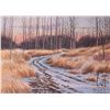 Image 1 : John M. Zupan (1941-1998) unframed original watercolour painting titled "First Smow on Shirley Lake 
