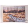 Image 2 : John M. Zupan (1941-1998) unframed original watercolour painting titled "First Smow on Shirley Lake 