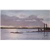 Image 1 : John M. Zupan (1941-1998) unframed original watercolour painting, titled on verso " Astotin Lake wit
