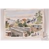 Image 2 : Jerry Heine unframed original watercolour painting, titled " Stirling 9/83", 8" X 11"