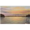 Image 1 : John M. Zupan (1941-1998) framed original watercolour painting, labelled " Evening Symphony- Astotin