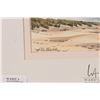 Image 2 : John M. Zupan (1941-1998) framed original watercolour painting, labelled "Monzquite Beach", 3 1/4" X