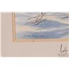 Image 2 : John M. Zupan (1941-1998) framed original watercolour painting, labelled on verso " Reeds in Winter,