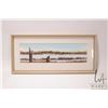 Image 3 : John M. Zupan (1941-1998) framed original watercolour painting of a snowy landscape, 4 1/2" X 15"